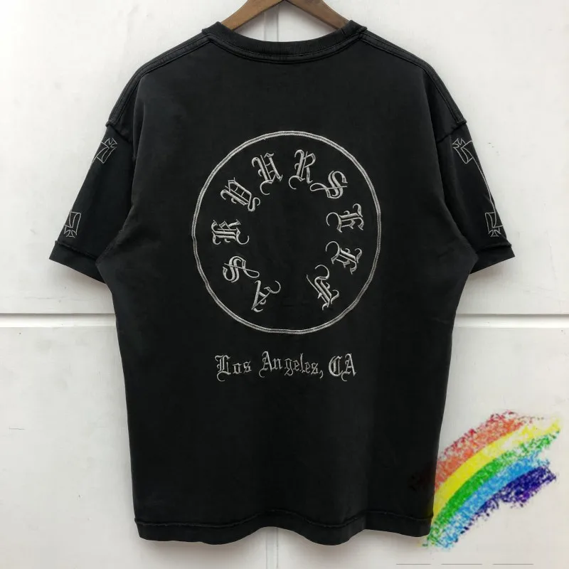 

Винтажные старые футболки Askyurself с промытой санскритом, мужская и женская футболка с вышитым логотипом, повседневные топы, футболки