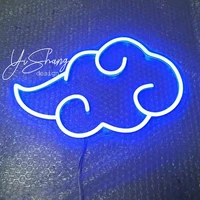custom neon sign akatsuki cloud logo anime led light wall decor home bedroom gaming room decoration creative gift