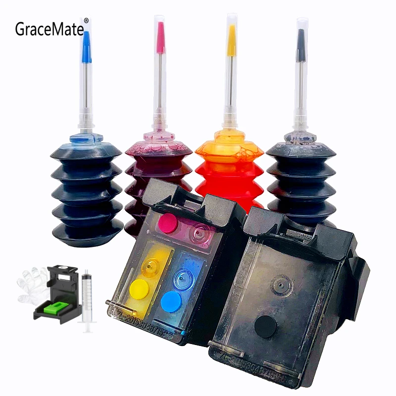 

GraceMate 301XL ink kit Remanufactured Ink Cartridge for HP 301 XL Deskjet 3050a 3051a 3052a 3054a 3055a 3056a 3057a Printer