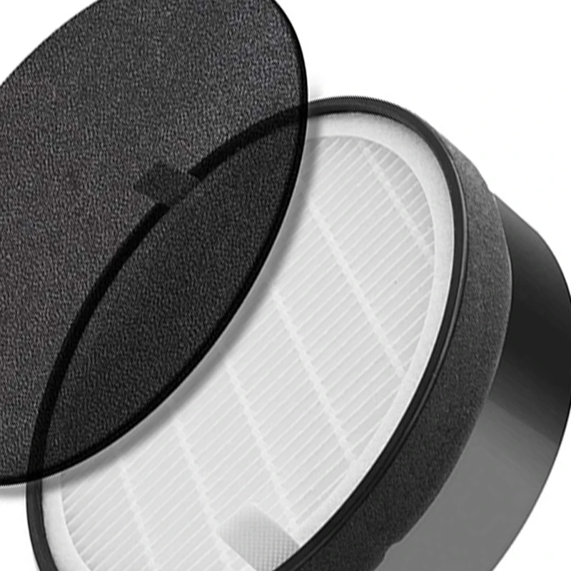 

Air Purifier LV-H132 Replacement, True HEPA and Activated Carbon Filters Set, LV-H132-RF, 2 Pack, Black