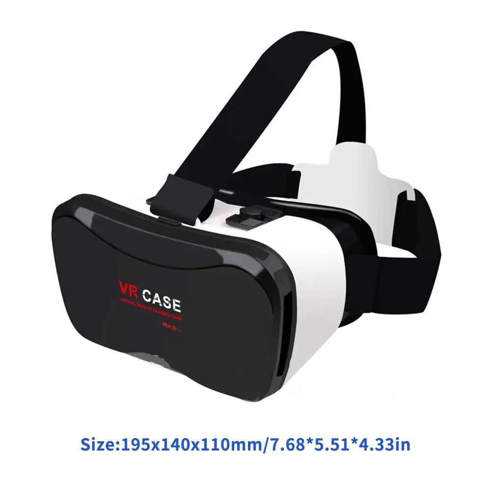 Портативные Очки виртуальной реальности шлем VR Реалистичные 3D очки гарнитура картон для большинства смартфонов