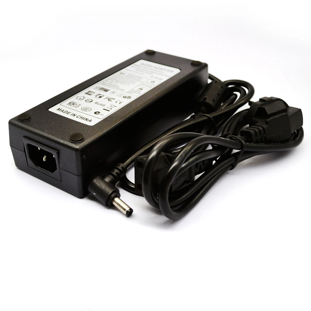 

AC 100V-240V Converter DC12V 10A Power Supply Adapter Charger EU/US/UK Plug DC 5.5*2.5mm For CCTV Camera