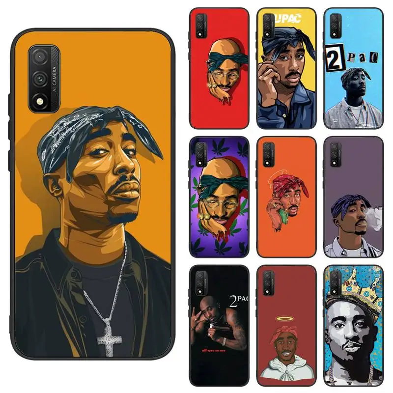 

2Pac Tupac USA rapper Phone Case for Samsung S6 S7 S8 S9 S10 edge plus S10 5G S20 S21 S30ultrs 5G Fundas Cover