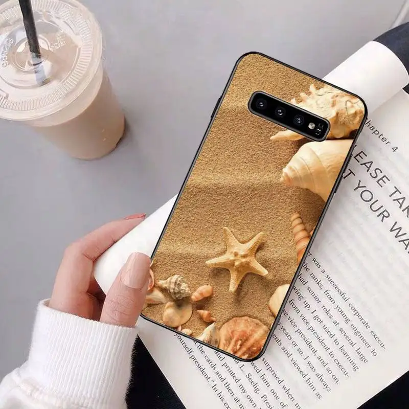 

Beach Starfish Shell Landscape Phone Case Coque for Samsung Galaxy S20 Ultra S8 S9 PLUS S10 E J600 J6 2018 Cover Accessories