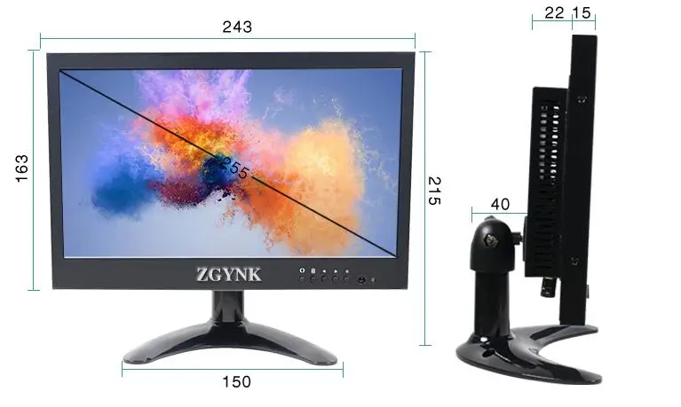 

10.1 inch security LCD monitor computer monitor