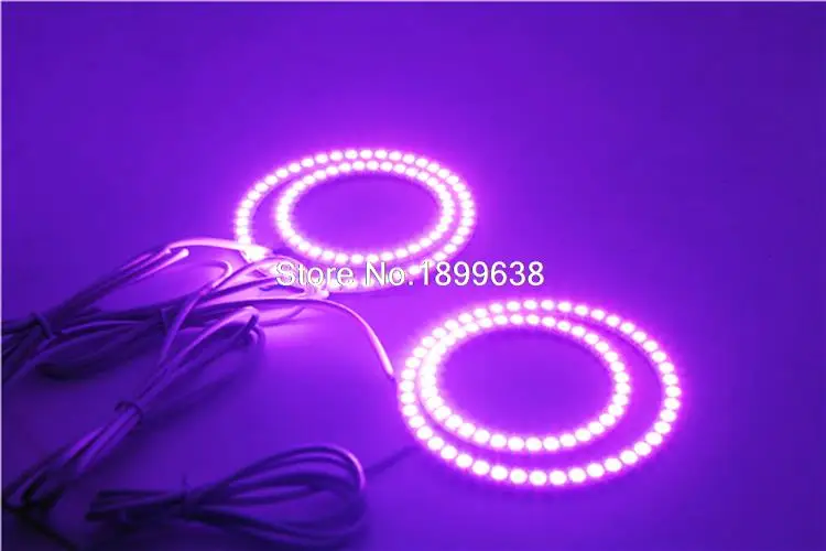 Super bright 7 color RGB LED Angel Eyes Kit with control car styling For Ford Focus II Mk2 2004 2005 2006 2007 2008 Europe | Автомобили и