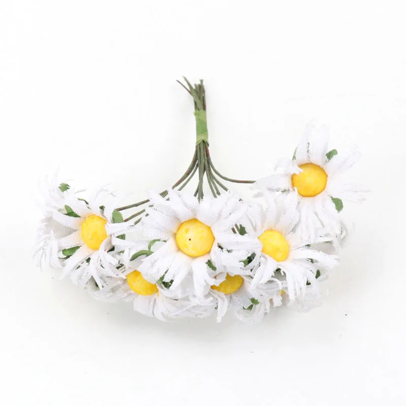 10 шт. высококачественные свадебные украшения из вискозы с хризантемой для вазы и