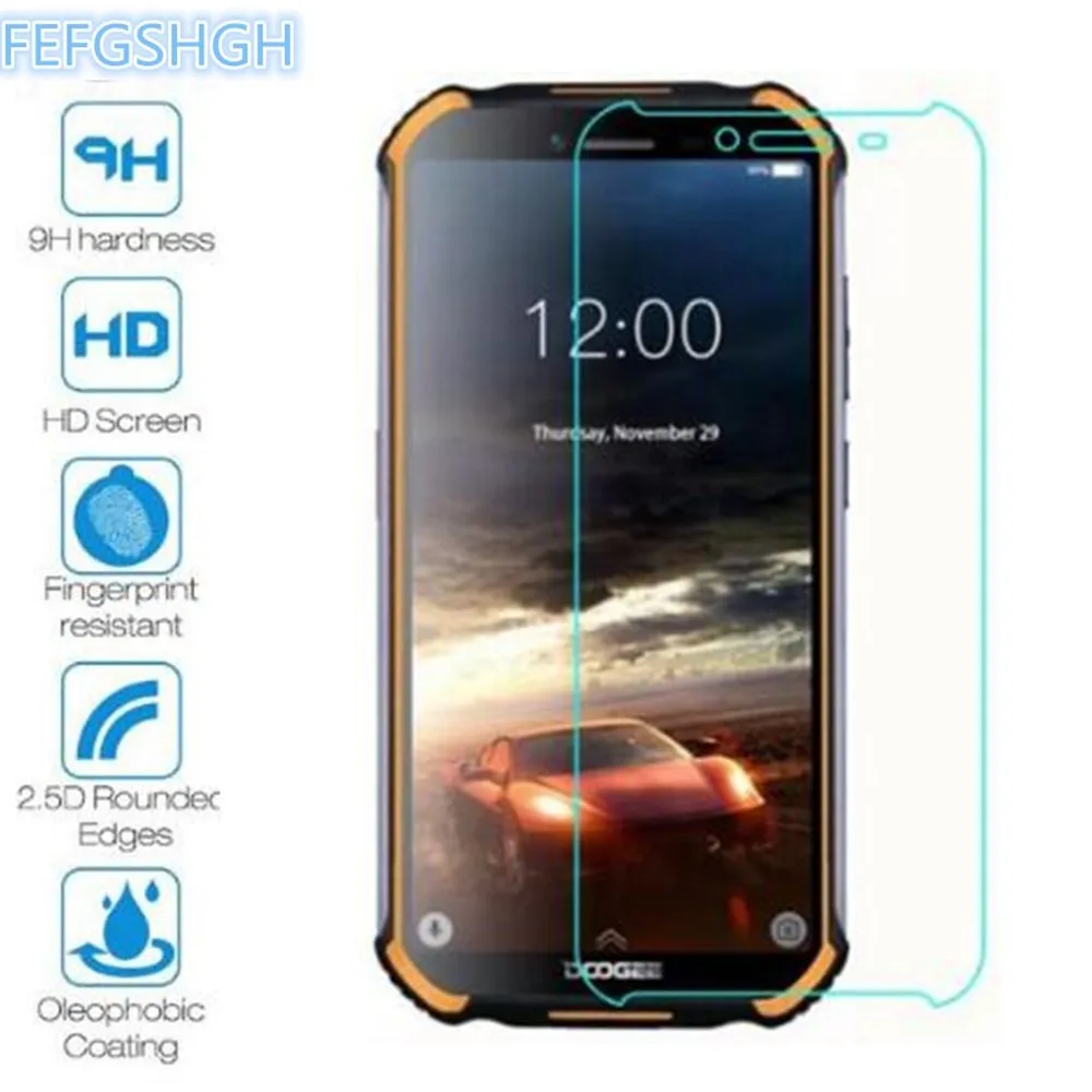 Закаленное стекло Для Doogee S40 2 шт. Взрывозащищенная Защита экрана для зеркальное