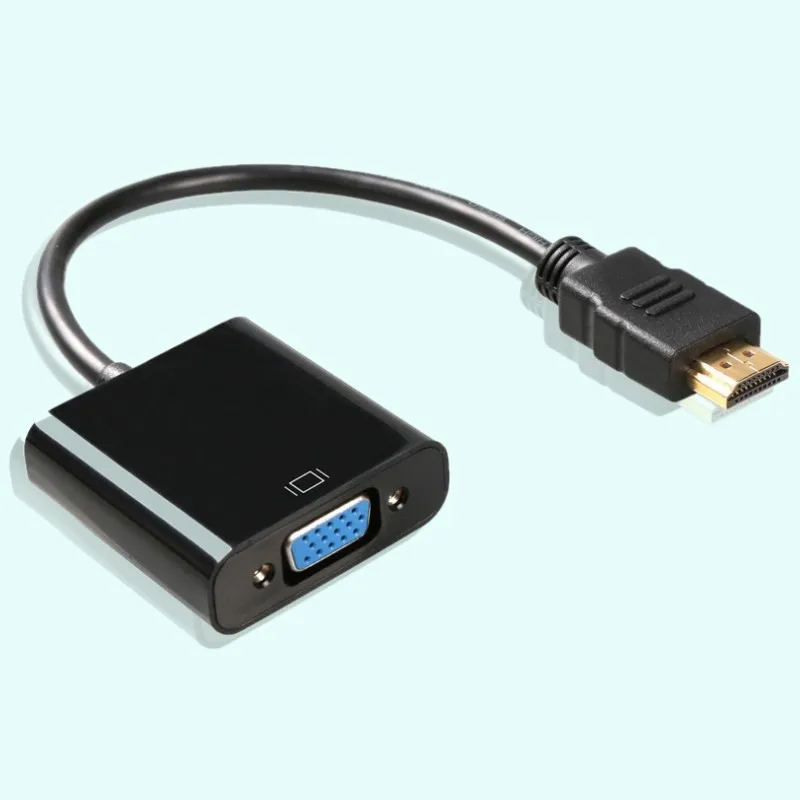 Высококачественный адаптер HDMI VGA Папа мама 1080P цифро аналоговый видео аудио