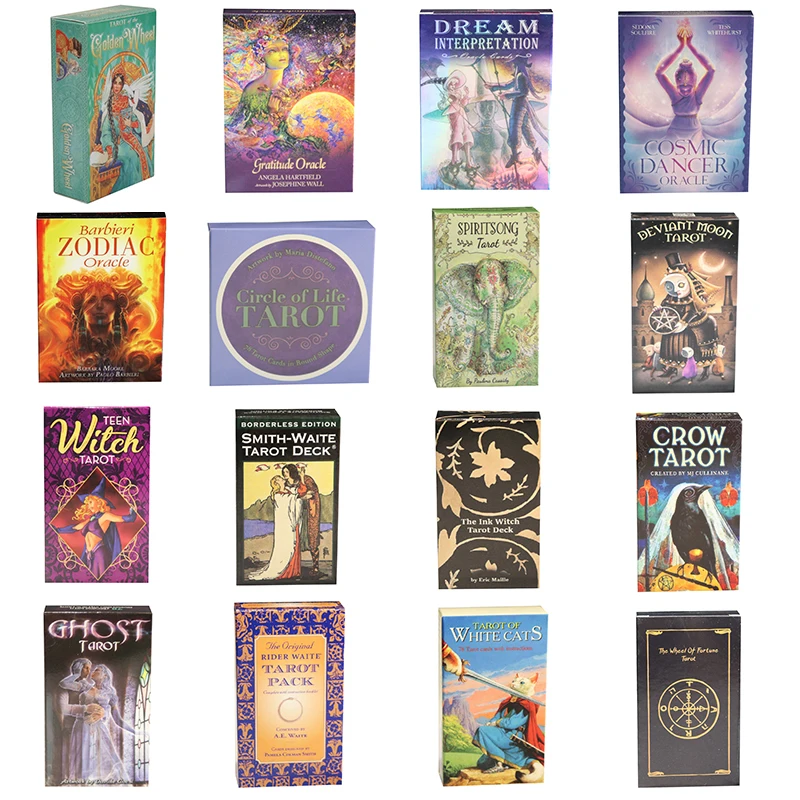 

Mysterious Dream Oracle Tarot Cards Divination Destiny Deck Party Board Game Solitaire English Version Tarot Card