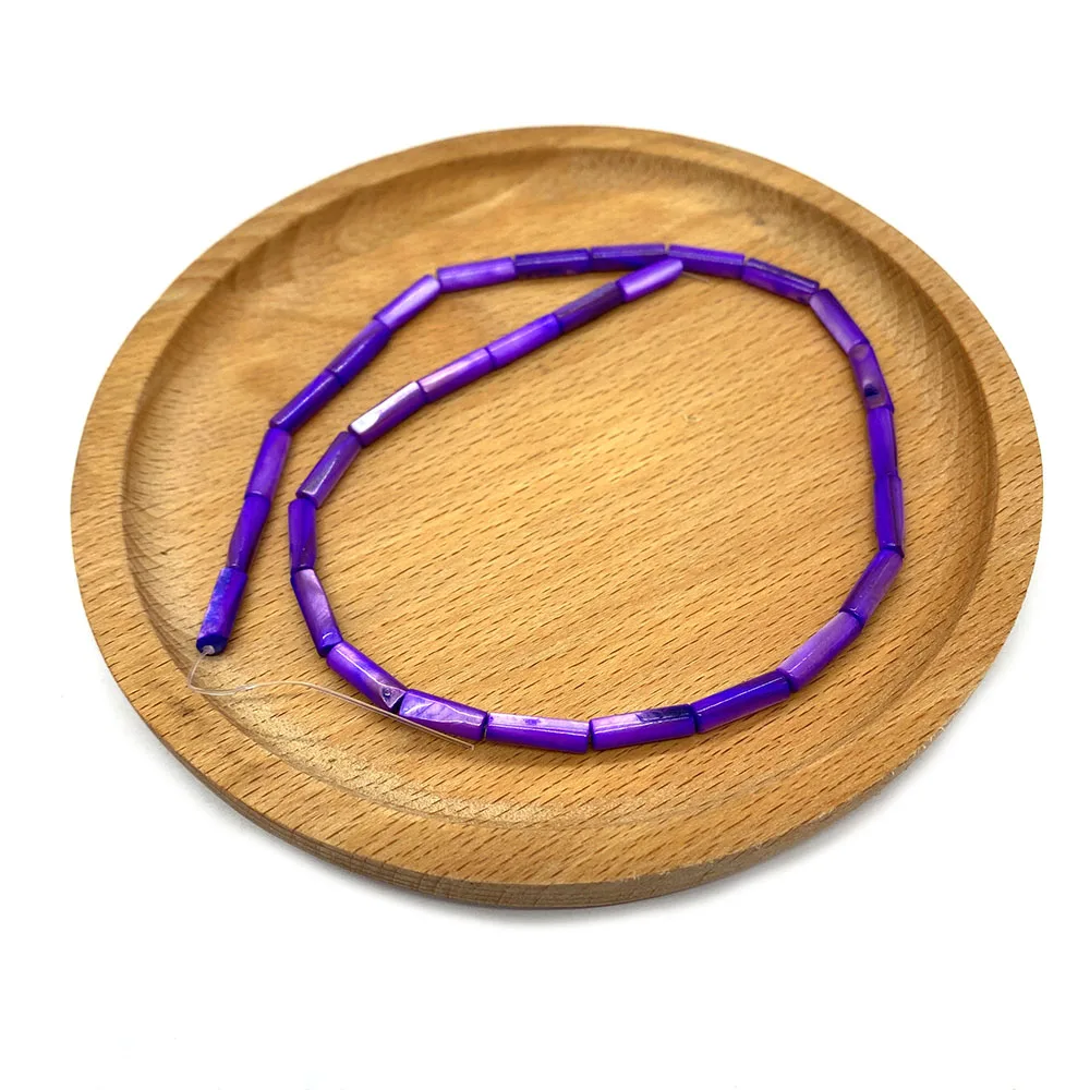 

5pcs/bag Cylindrical Bead Jewelry Natural Freshwater Shell Bead DIY Accessories Handmade Necklace Bracelet Lady Jewelry