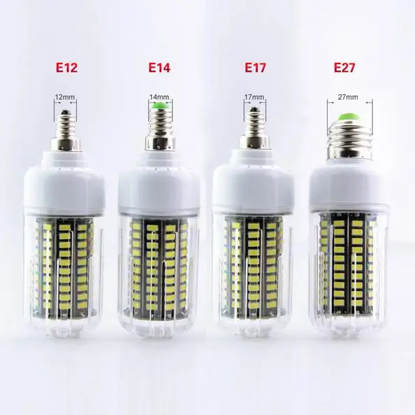 5736 SMD Светодиодная лампа E27 E14 3 Вт 5 7 9 12 15 220 в 230 В лампада свеча для украшения