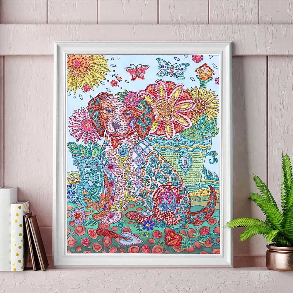 Алмаз особенной формы вышивка 5D полная дрель Красочные DIY Алмазная Картина