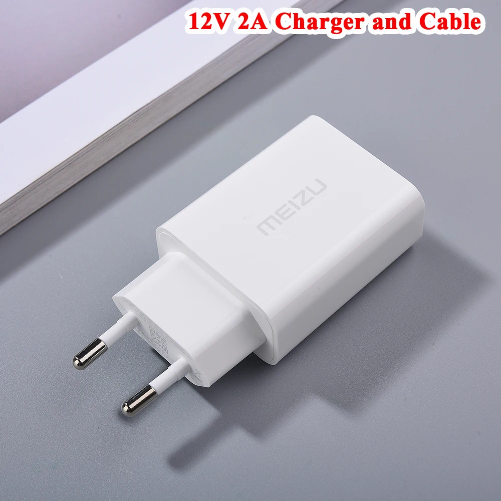 

12V 2A Meizu Fast Charging Charger EU Plug Wall Power Adapter 100CM Micro/Type C Cable For Meizu 18 Pro 17 16th E2 S6 M6S M5S M5