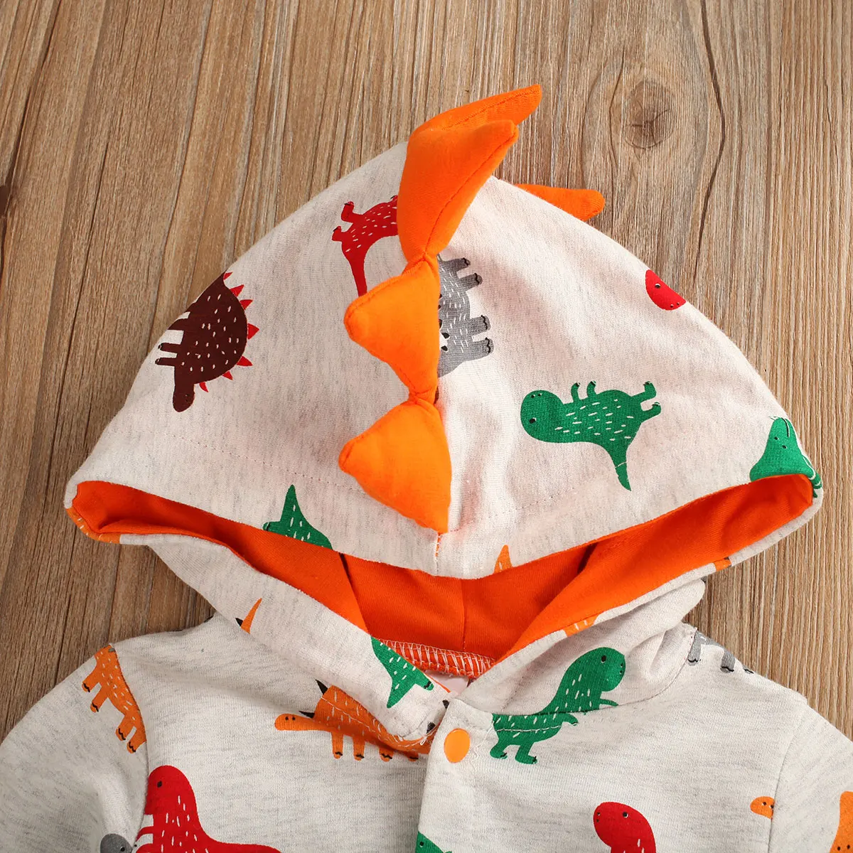 pudcoco Newborn Infant Baby boy romper Hooded 3D dinosaur costume baby Cotton christmas new years gift animal jumpsuits Kids |