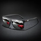 Солнцезащитные очки унисекс, модные поляризационные Зеркальные пластиковые квадратные очки с защитой UV400, для вождения, спорта, с бесплатной коробкой