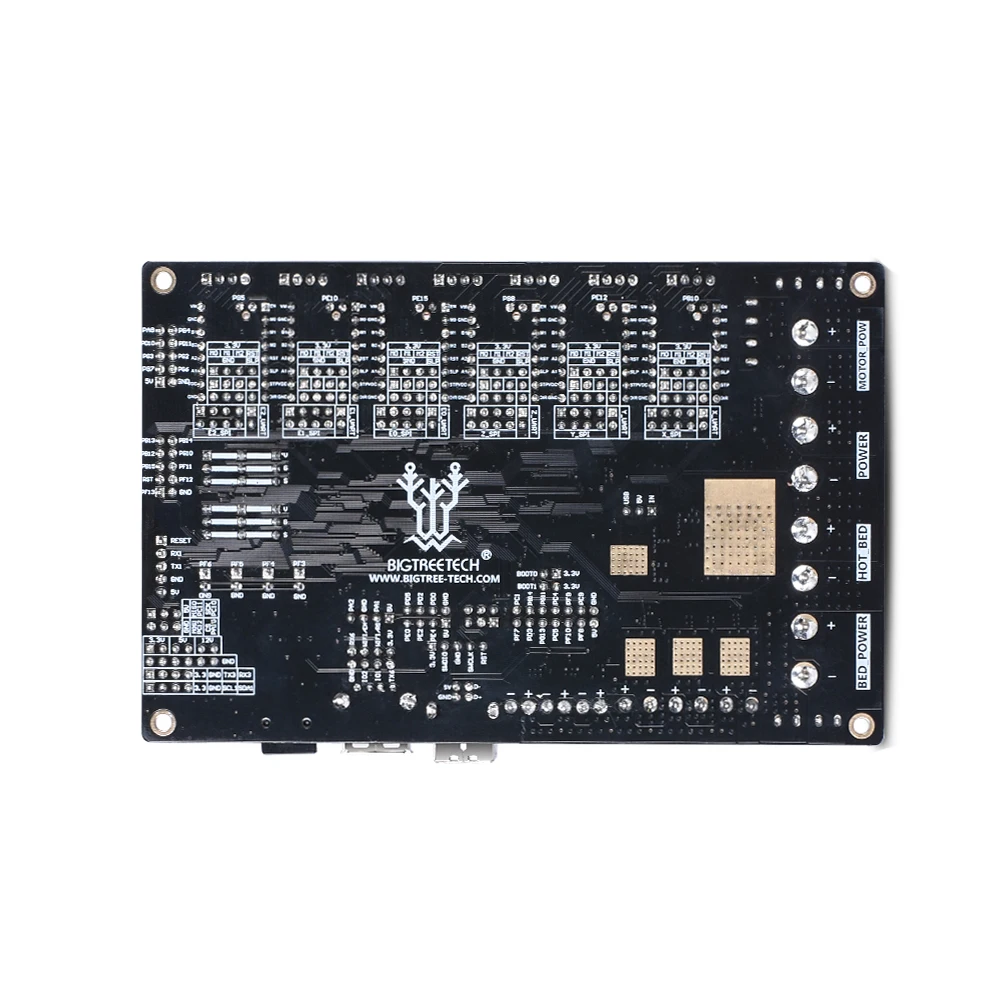 BIGTREETECH SKR PRO V1.1 Плата управления для TMC2209 TMC2208 UART TMC2130 SPI обновление 32 бит 3d принтер доска двойной Z SKR V1.3 CNC