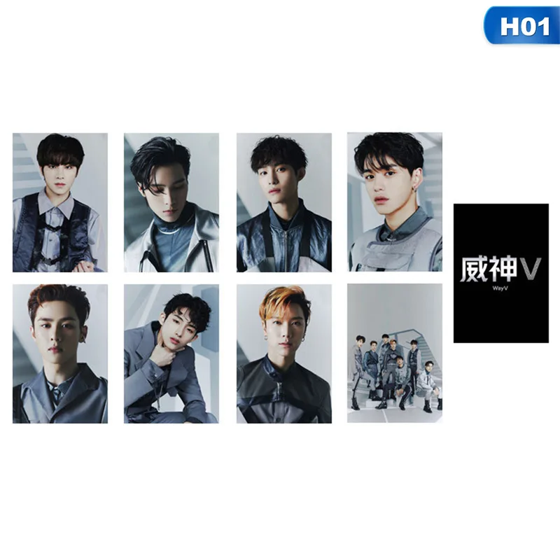 Высококачественная Фотокарта Kpop NCT WAYV Winwin Lucas 10 дебютных фотографий наклейки