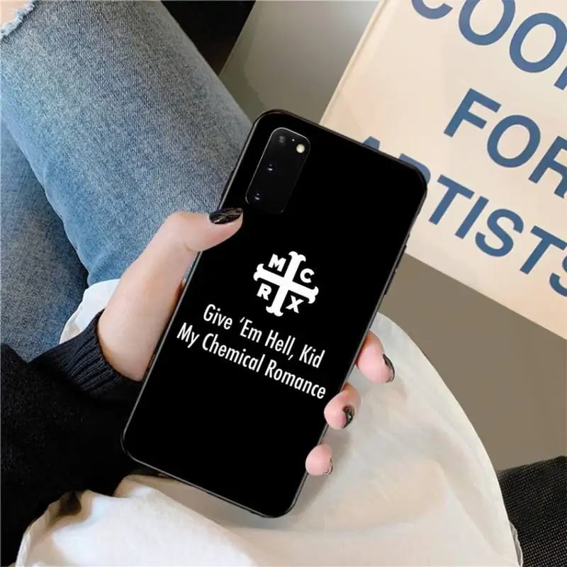 HPCHCJHM My Chemical Romance Bling Cute Phone Case для Samsung S20 plus Ultra S6 S7 edge S8 S9 S10 5G|Бамперы| |