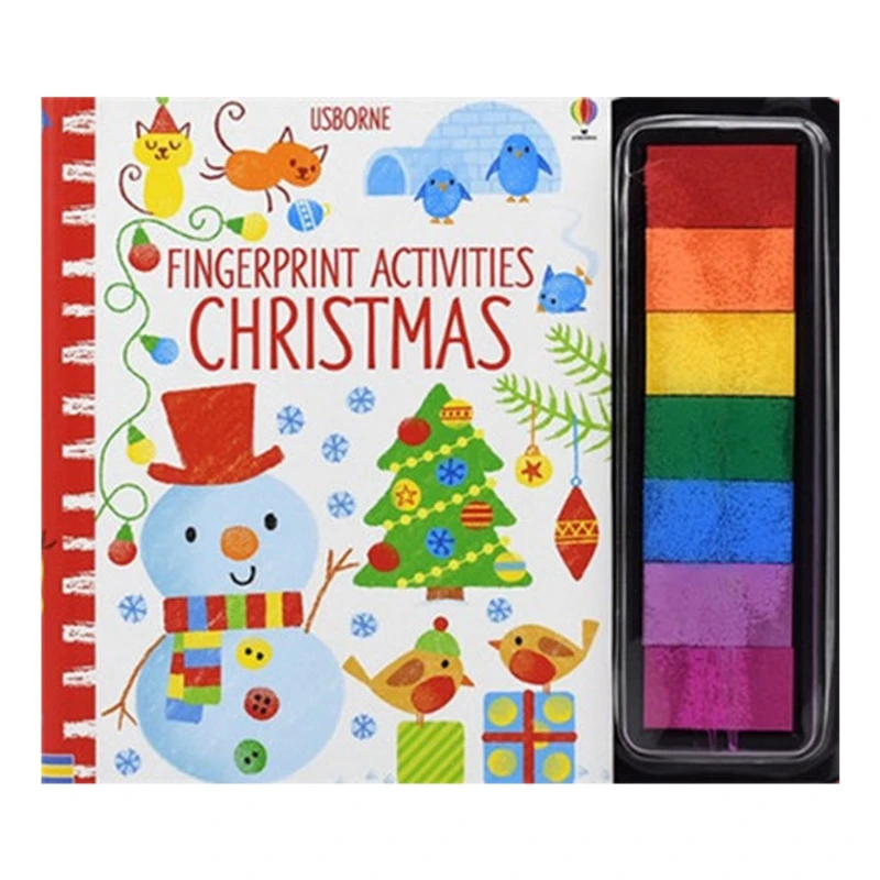 

Baby Drawing Book Finger Graffiti Painting Book Finger Seal Painting Book Baby Learning To Draw Non-toxic Paints