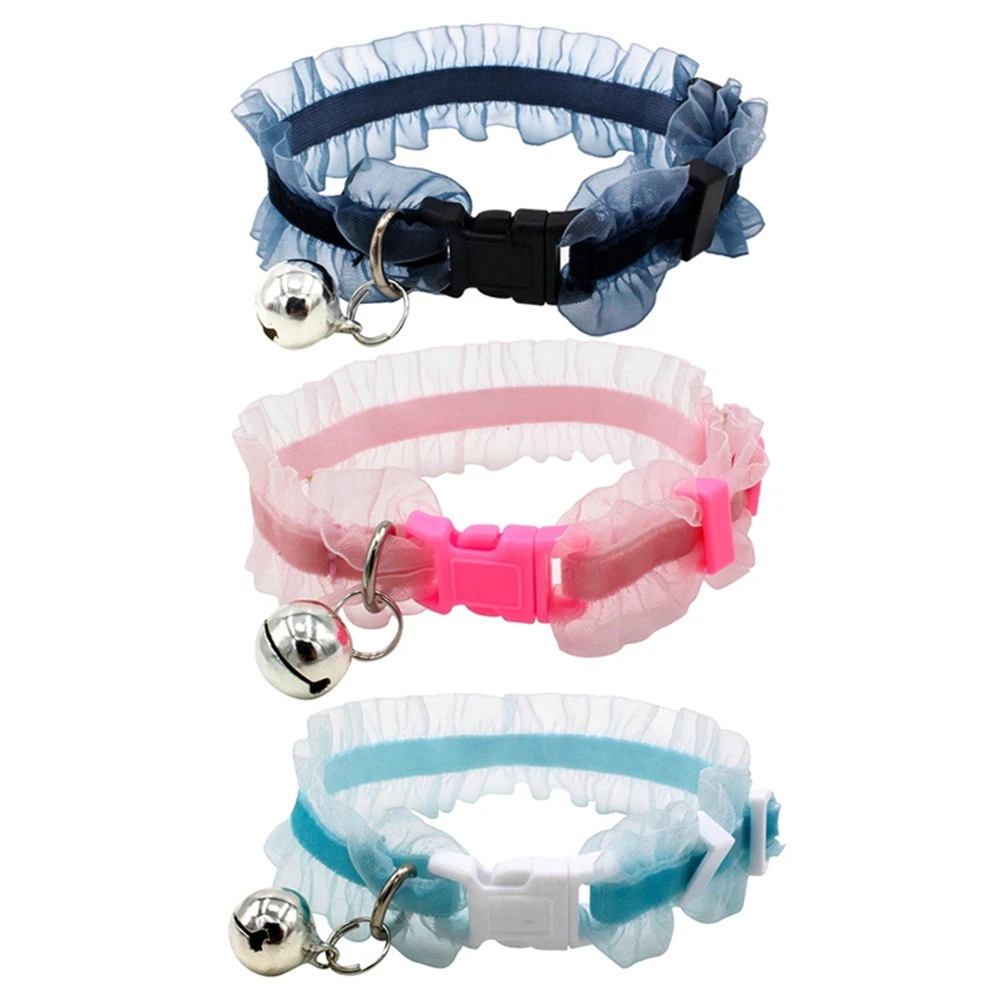 

Регулируемый поводок для собаки ошейники для собак с колокольчиком галстук-бабочка для домашних животных собака щенок Цепочки и ожерелья с...