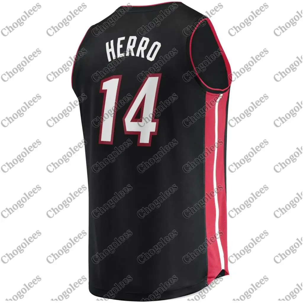 

Men Basketball Jersey Tyler Herro Miami Branded Fast Break Jersey Black Icon Edition