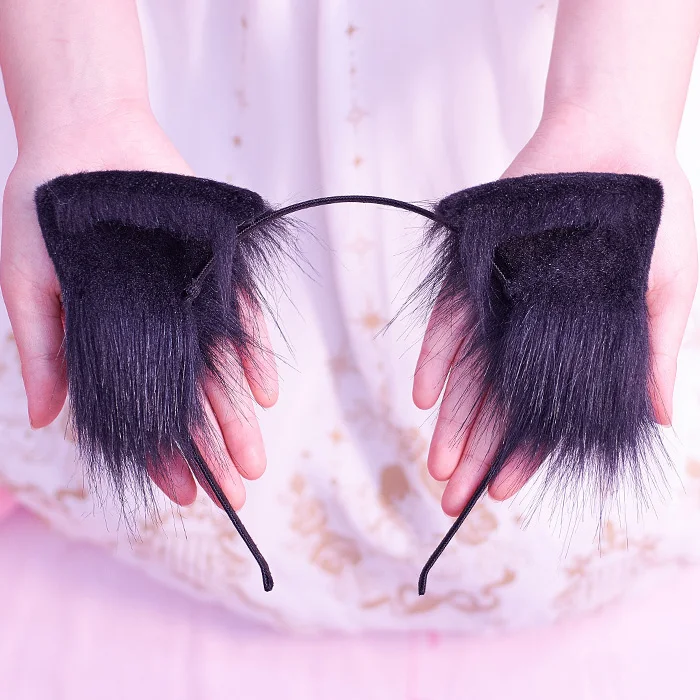 

cosplay cat ears headband hairpin simulation animal ears lolita headdress hairpin cute animal ears kc