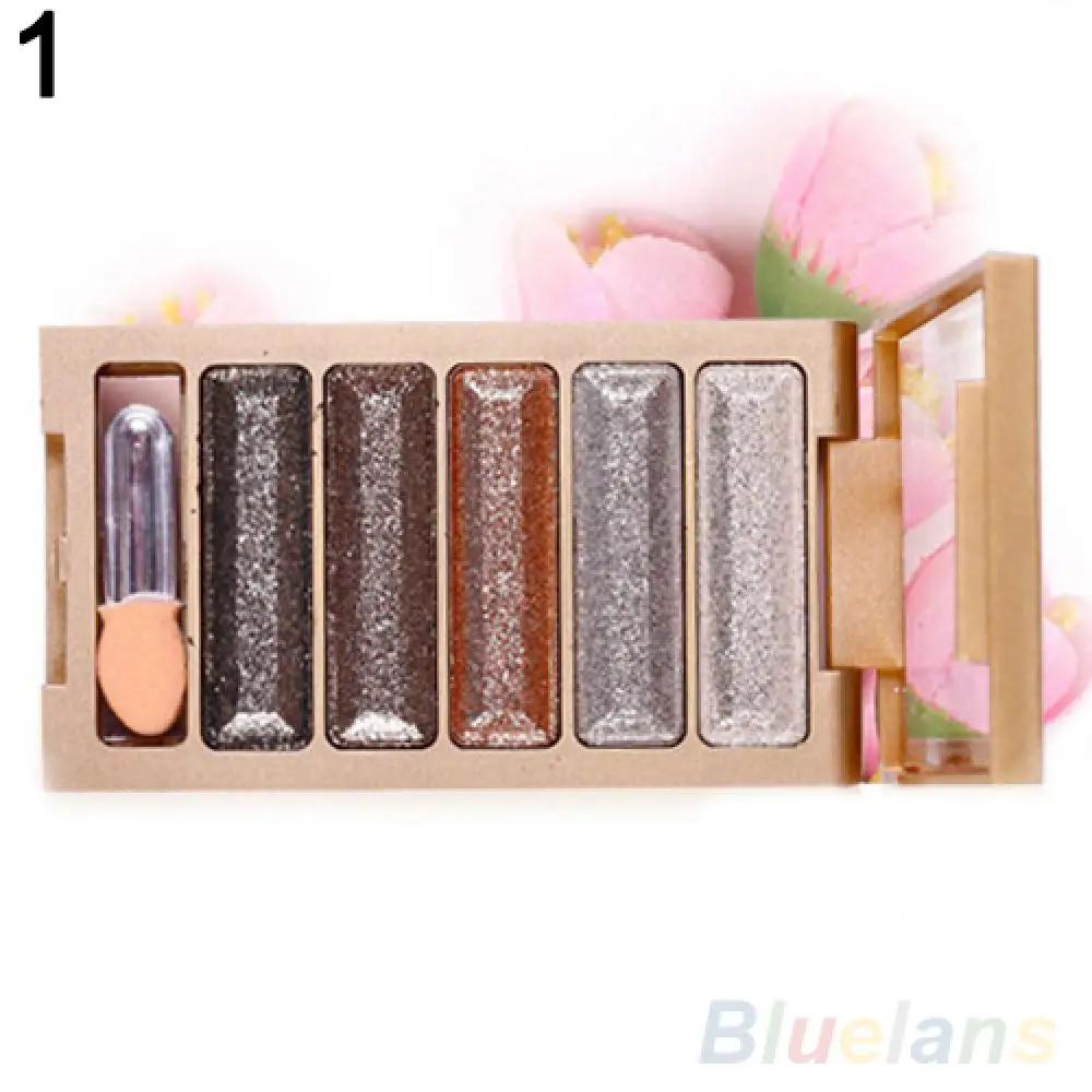 

5 Colors Shining Natural Eyes Shadow Palette Cosmetic Makeup Beauty Tool Gift