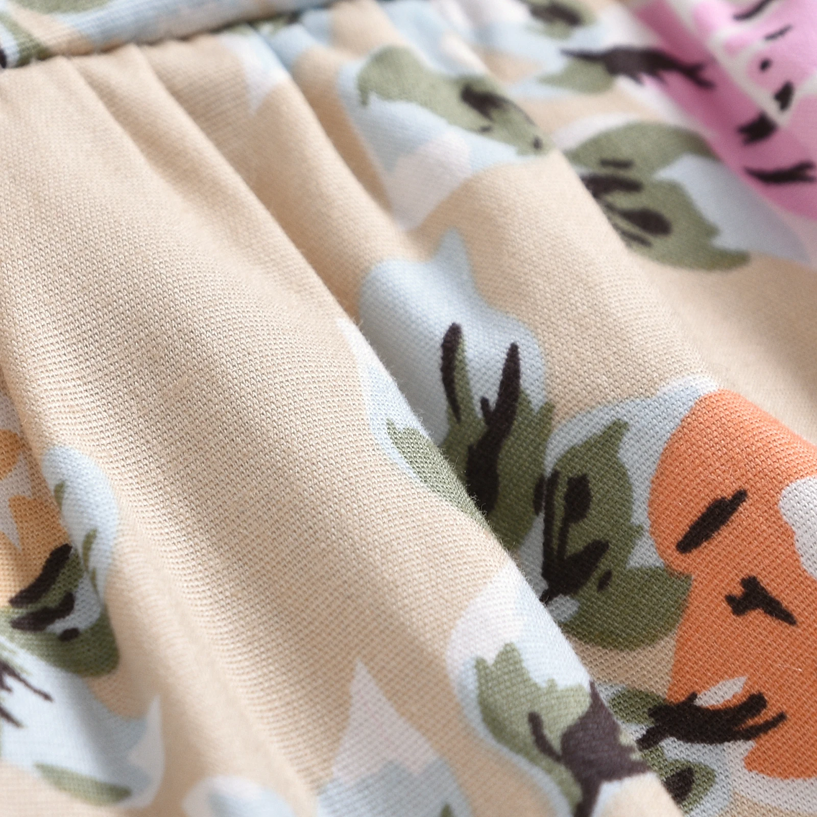 

Summer Newborn Baby Girls Bodysuit Fashion Floral Print Stylish Sleeveless Lace-Up One-Pieces Jumpsuit for Children Girls