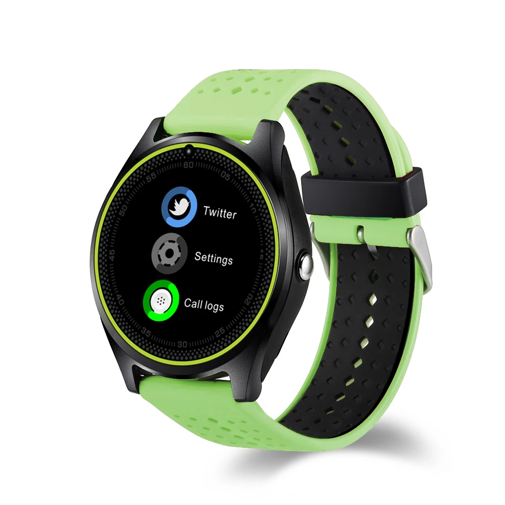 Smartch V9 Bluetooth Смарт часы с камерой gps Поддержка SIM карты фитнес трекер Браслет