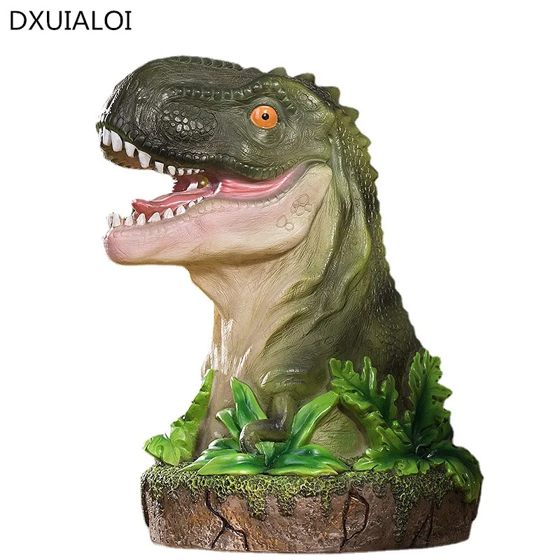 

Творческий Детский бак для хранения, большая емкость, подарок для мальчика, персональный динозавр, украшение детской комнаты, копилка, рожд...