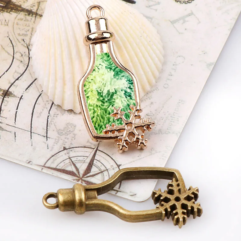 Винтажная бутылка Снежинка античная искусственная клей пустые аксессуары для