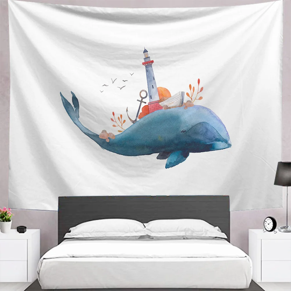 1 шт. домашний подвесной гобелен простой стиль настенный тканевый фон с