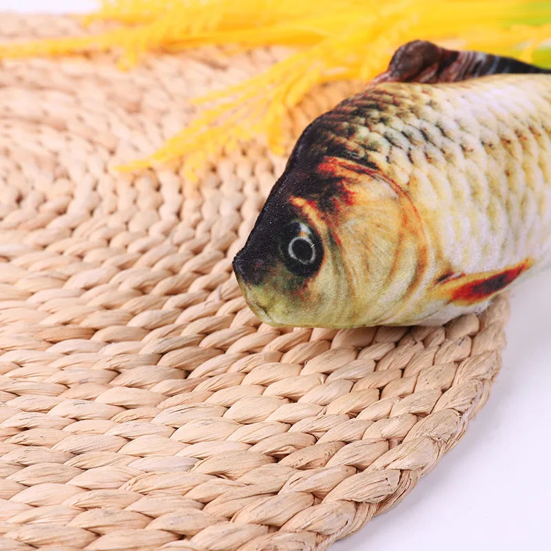 Креативная игрушка для домашних животных в форме рыбы устойчивая к укусам кошка