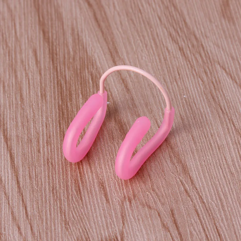 

Universal Swim Training Waterproof Soft Silicone Swimming Nose Clip Plug Y51D