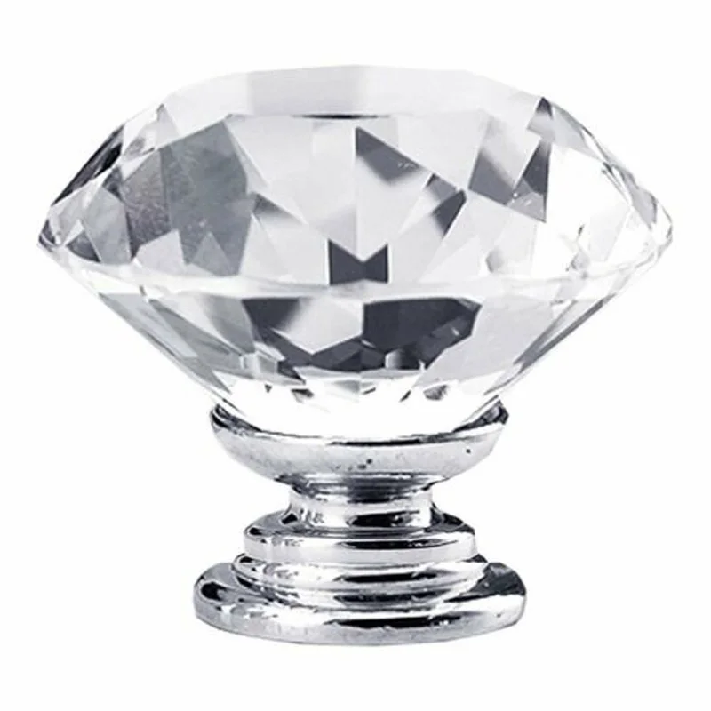 Кристаллы алмазы Сделай Сам стекло ручка двери шкаф инструменты|Ручки для