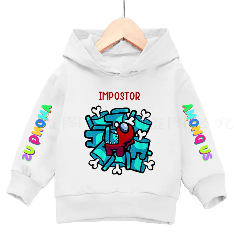 

Autumn 2021 children boys and girls cartoon print cotton sweatshirt boys clothing 4-14 years old