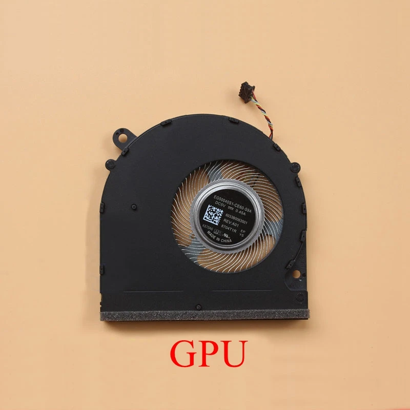 Процессор вентилятор охлаждения GPU для Xiaomi 15,6 GTX ноутбук кулер вентилятор EG50040S1-CE60-S9A EG50040S1-CE70-S9A DC5V 0.45A