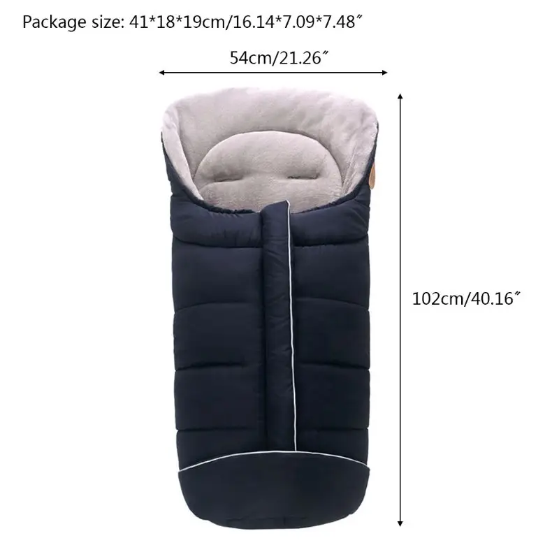 

Universal Baby Stroller Accessories Winter Socks Sleeping Bag Windproof Warm Sleepsack Infants Pushchair Footmuff