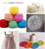 50gball diy 8 lace thread yarn crochet yarn hand knitting thread sewing machine line t shirt colorful yarn freeshipping