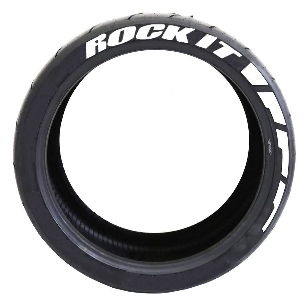 (ROCKIT and line)x4 Автомобильный тюнинг, Универсальный 3D логотип, наклейка на колесо шины, авто стиль мотоцикла, на заказ, забавное Спортивное украшение, наклейки - Название цвета: (ROCKIT and line)x4