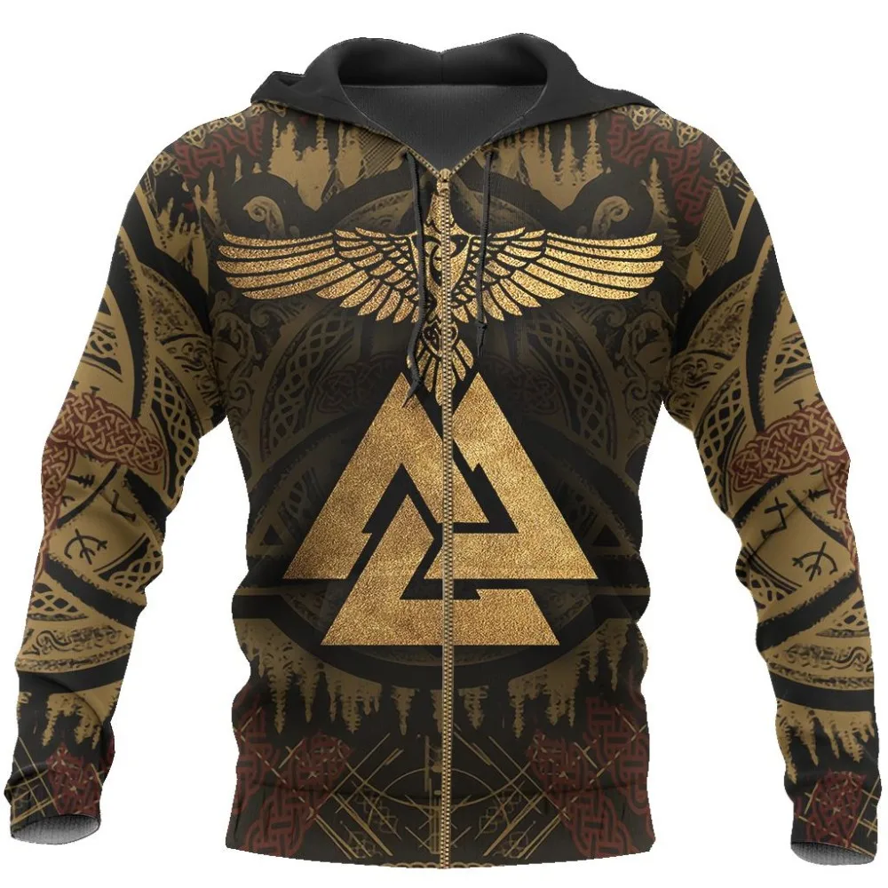 

Viking Huginn Raven Tattoo All-Over Print 3D Hoodie and Sweatshirt Harajuku Fashion hoodies Unisex Casual Jacket pullover DW0028