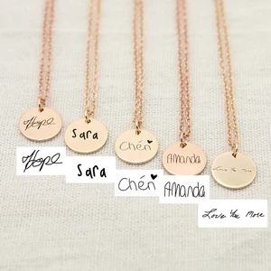 Ожерелье с подписью имени, 15 мм, 18 дюймов