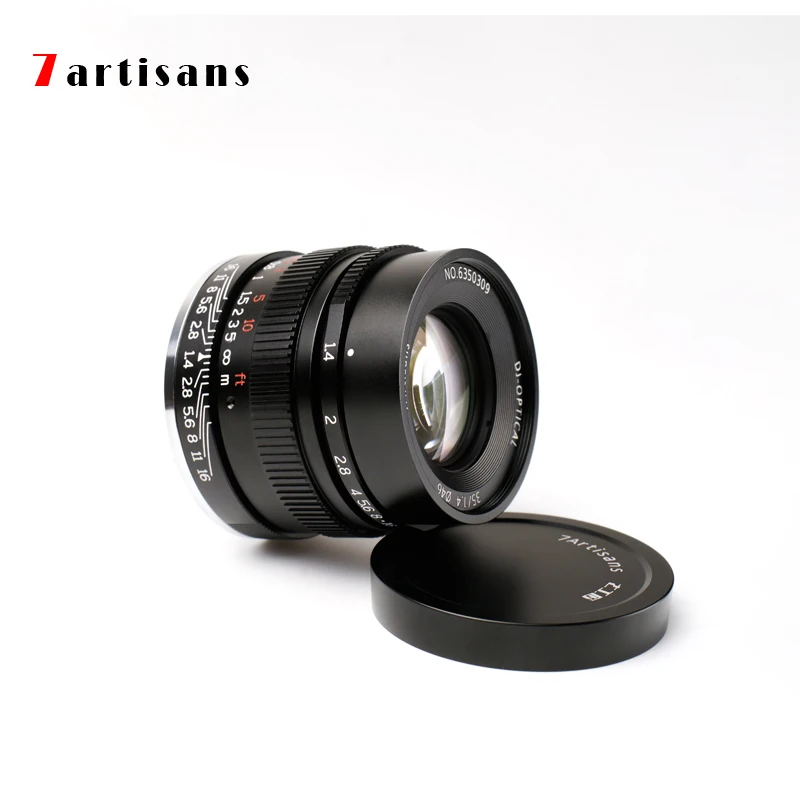 7artisans 35 мм F1.4 полный кадр ручная фокусировка объектива для всех одной серии SONY E