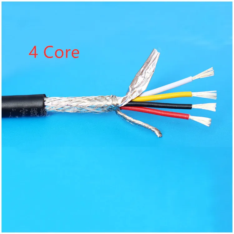 5 м UL2464 # экранированная сигнальная линия 2 ядра 3 4 ядер 6 8*24 22AWG многоядерный кабель
