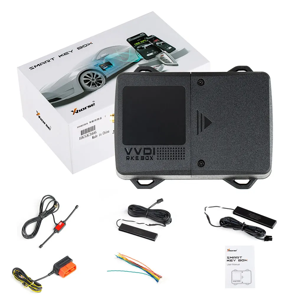 

Новейший Xhorse Smart Key Box XDSKE0EN адаптер BT работает с мини ключевым инструментом/ключевым инструментом Max/ключевым инструментом Plus/VVDI2 Key программа...
