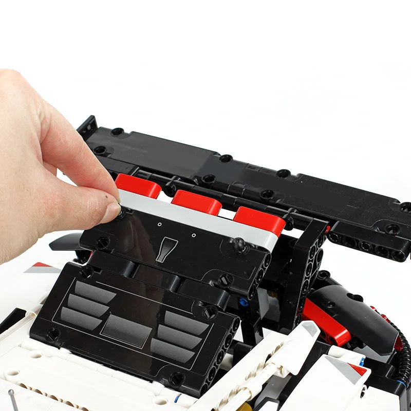 LEGOING technic Ultimate White Supercar Boy сборные строительные блоки игрушки|Блочные