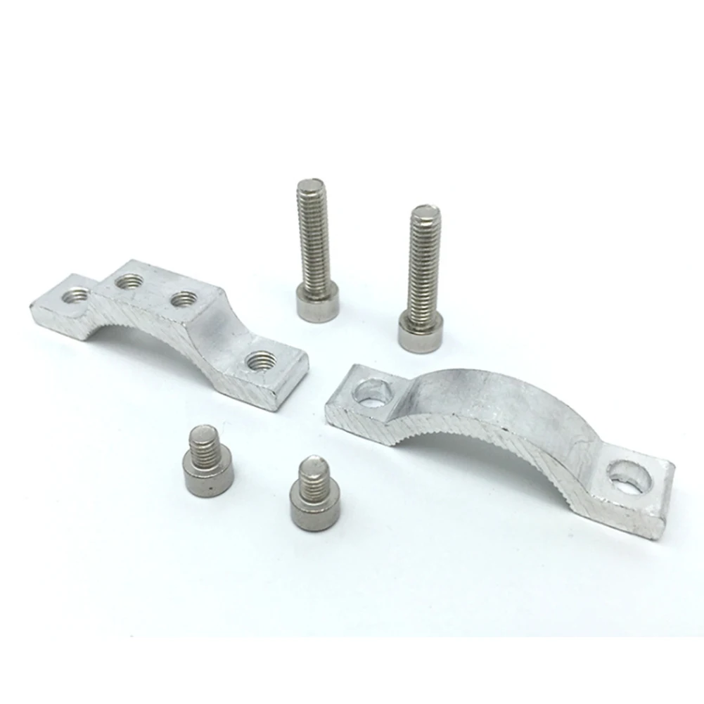 

18-25mm Motorcycle E-Bike Headlight Spotlight Mount Fixed Clamp Bracket Clip 1.8cm-2.5cm Aluminum Silver Motorcycle Accessories