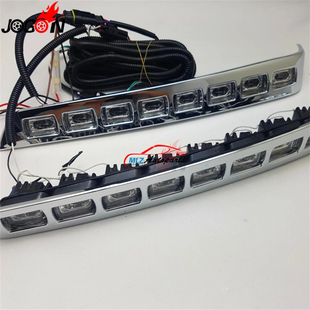 Для Toyota Land Cruiser LC200 2012 2013 2 шт передний бампер Светодиодный дневной светильник s дополнительный ходовой светильник