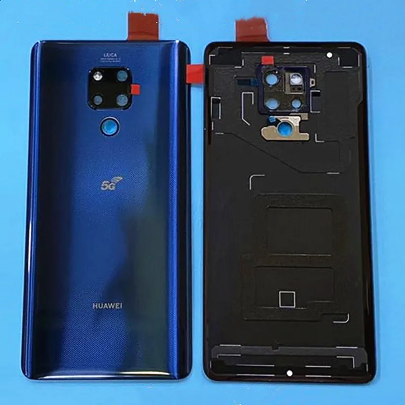 100 original back cover for huawei mate 20x 5g rear battery housing door case panel mobile phone case shell replacement parts free global shipping